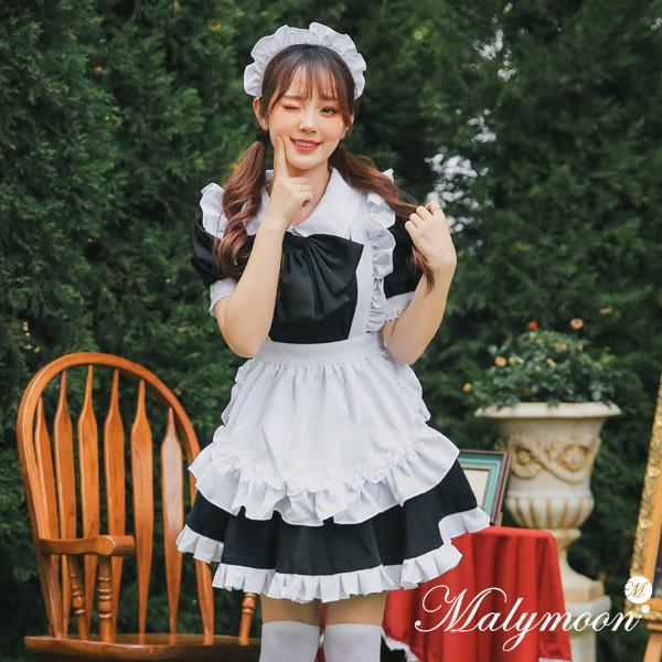 Seal限定商品 コスプレ メイド メイド服 エプロン 高級 受注オーダー ブラック セクシー 可愛い マリームーン Malymoon M8160 スペシャルset価格 Diquinsa Com Mx