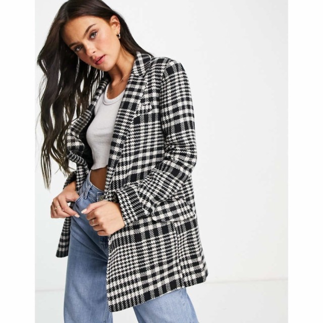 ミス セルフリッジ Miss Selfridge レディース スーツ・ジャケット アウター Blazer In Mono Check ブラック