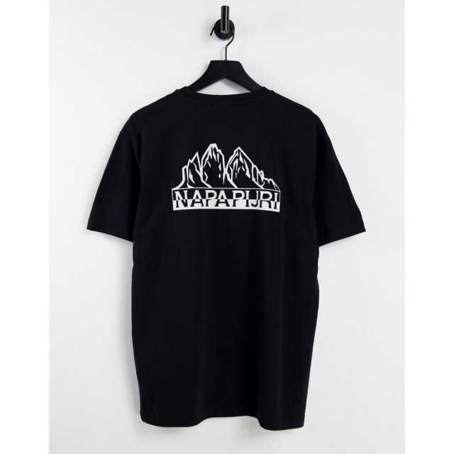 ナパピリ Napapijri レディース Tシャツ トップス Saretine Back Print T-Shirt In Black ブラック