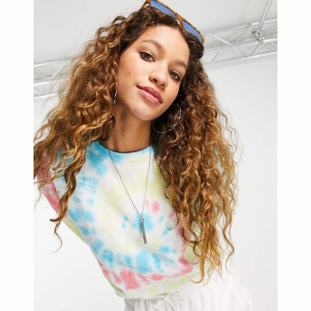 ブランクニューヨーク BLANK NYC レディース スウェット・トレーナー トップス Blank Nyc Relaxed Sweatshirt In Pastel Tie Dye