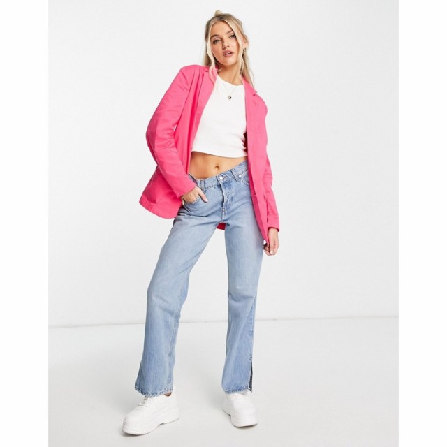 フレンチコネクション French Connection レディース スーツ・ジャケット アウター Single Breasted Blazer Co-Ord In Pink ラズベリーソ