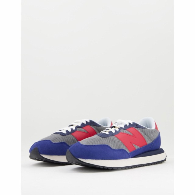 ニューバランス New Balance メンズ スニーカー シューズ・靴 237 Trainers In Blue And Red ブルー