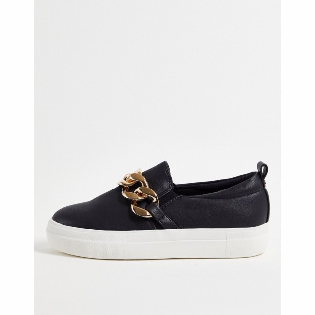 ミス セルフリッジ Miss Selfridge レディース スニーカー シューズ・靴 Tori Black Slip On Buckle Plimsoll ブラック