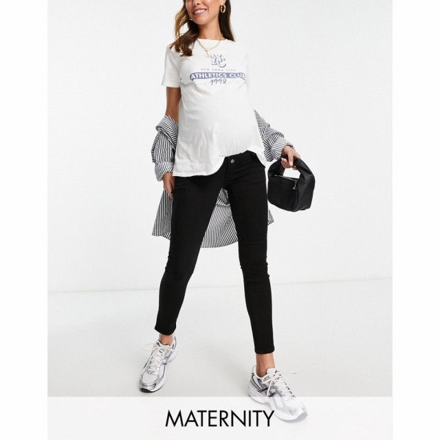 トップショップ マタニティー Topshop Maternity レディース ジーンズ・デニム ボトムス・パンツ Black Over Bump Leigh Jeans ブラック