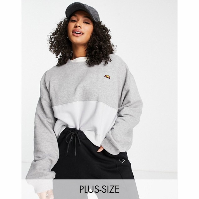 エレッセ ellesse レディース スウェット・トレーナー トップス Plus Sweatshirt In Grey グレー