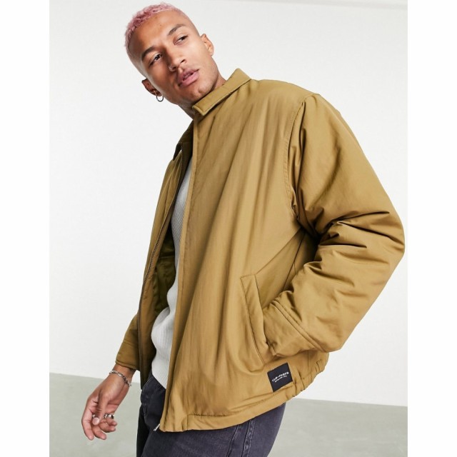 トップマン Topman メンズ ジャケット コーチジャケット アウター Oversized Coach Jacket In Khaki カーキ