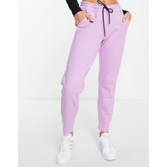 ダナ キャラン ニューヨーク DKNY レディース ジョガーパンツ ボトムス・パンツ Sport Logo Jogger With Side Panel In Pink ピンク