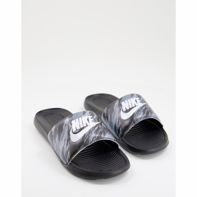 ナイキ Nike メンズ サンダル シャワーサンダル シューズ・靴 Victori One Sliders In Marble Print ブラック