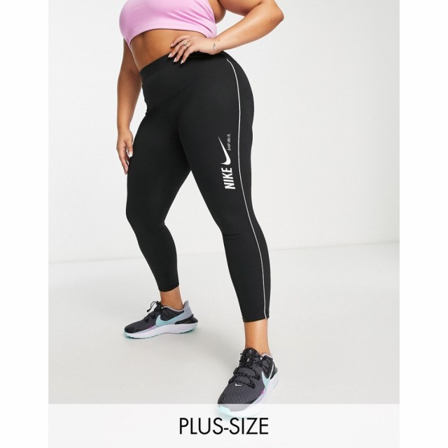 ナイキ Nike Training レディース スパッツ・レギンス ドライフィット インナー・下着 Plus One Dri-Fit High Rise Leggings In Black ブ