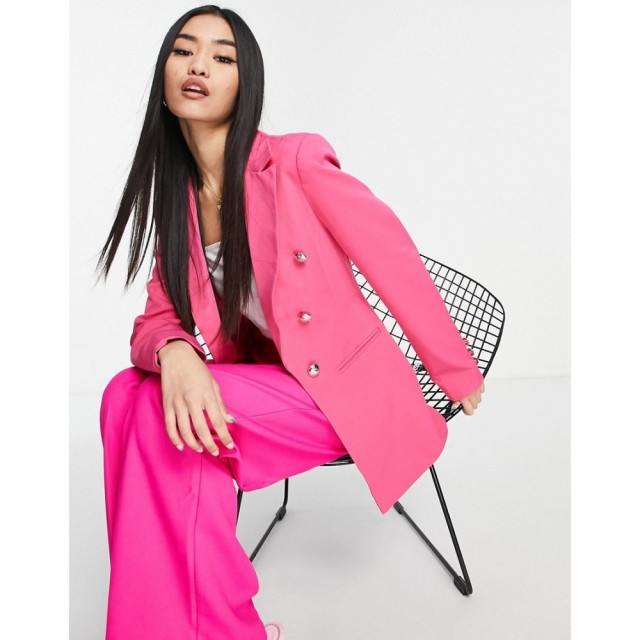 ミス セルフリッジ Miss Selfridge レディース スーツ・ジャケット アウター Military Blazer In Hot Pink ホットピンク