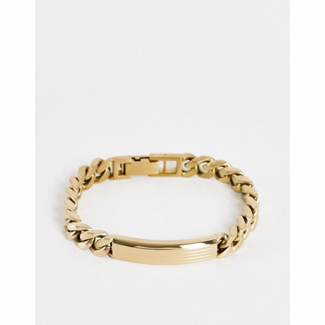 トミー ヒルフィガー Tommy Hilfiger メンズ ブレスレット ジュエリー・アクセサリー Chain Bracelet In Gold ゴールド