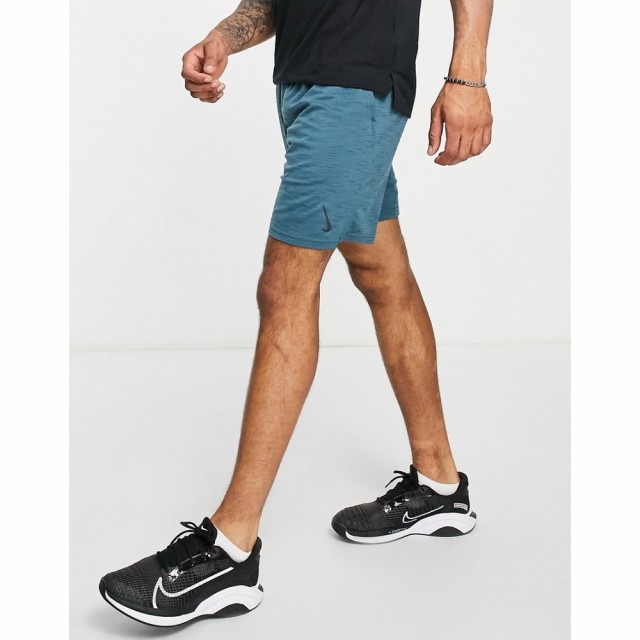 ナイキ Nike Training メンズ ヨガ・ピラティス ドライフィット ショートパンツ ボトムス・パンツ Nike Yoga Dri-Fit Shorts In Teal ブ