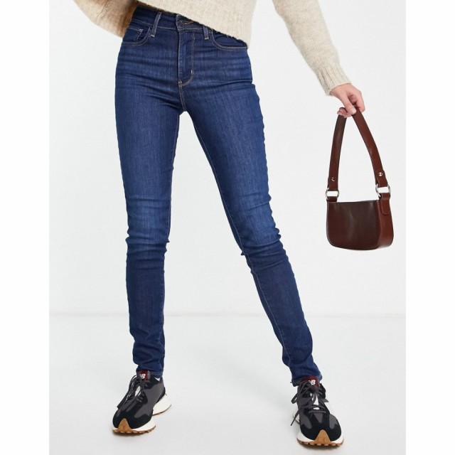 リーバイス Levis レディース ジーンズ・デニム スキニー ボトムス・パンツ 721 High Rise Skinny Jeans In Dark Blue