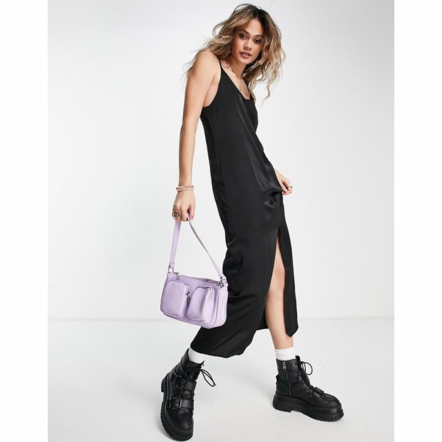 ボロンガロトレバー Bolongaro Trevor レディース ワンピース スリップドレス ワンピース・ドレス Satin Slip Dress In Black ブラック