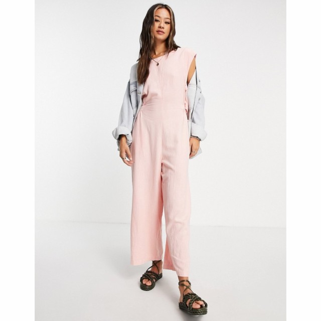 フリーピープル Free People レディース オールインワン ジャンプスーツ ワンピース・ドレス Heat Wave Jumpsuit In Pink ピンク