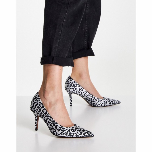 エイソス ASOS DESIGN レディース パンプス シューズ・靴 Salary Mid Heeled Court Shoes In Leopard レオパード