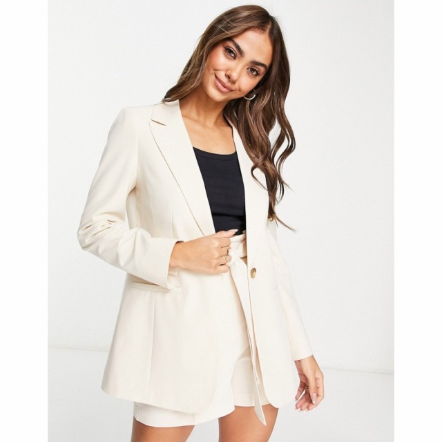 ミス セルフリッジ Miss Selfridge レディース スーツ・ジャケット アウター One Button Blazer In Stone ベージュ