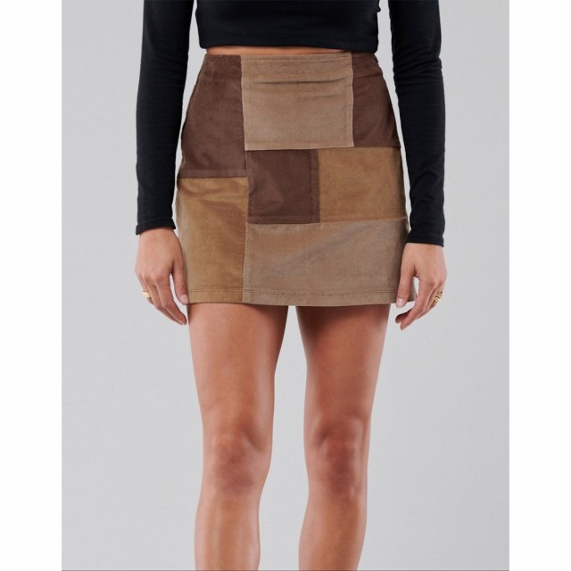 ホリスター Hollister レディース ミニスカート スカート Colourblock Mini Skirt In Brown