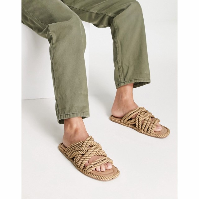 エイソス ASOS DESIGN レディース エスパドリーユ シューズ・靴 Jumping Rope Espadrilles In Natural ナチュラル