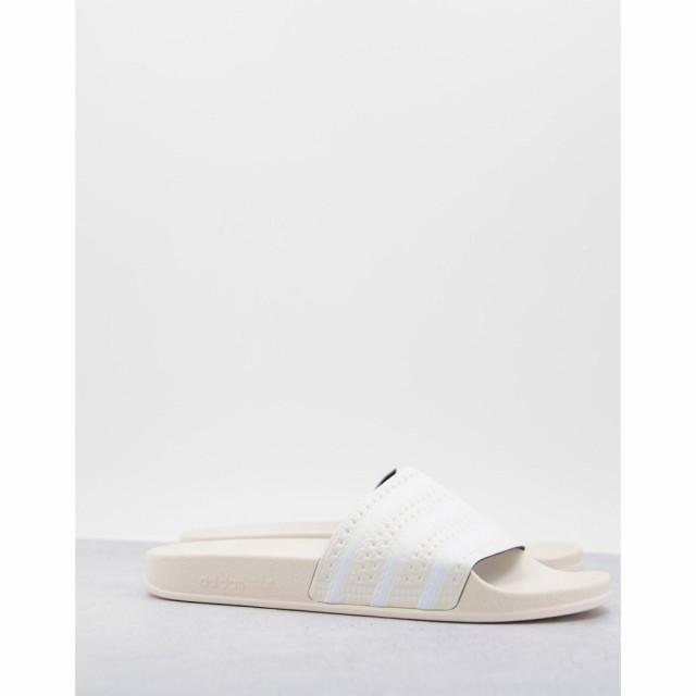 アディダス adidas Originals メンズ サンダル シャワーサンダル シューズ・靴 Adilette Sliders In Wonder White ホワイト