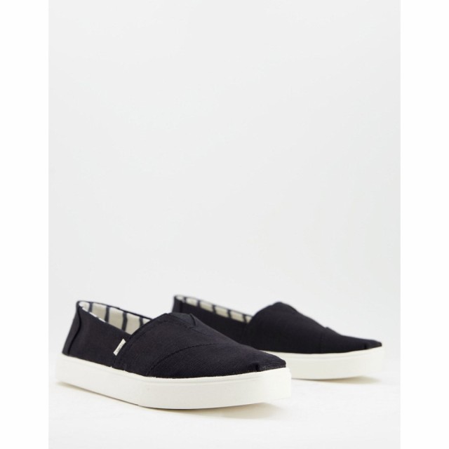 トムス Toms メンズ スリッポン・フラット シューズ・靴 Alpargata Cupsole Plimsolls In Black ブラック