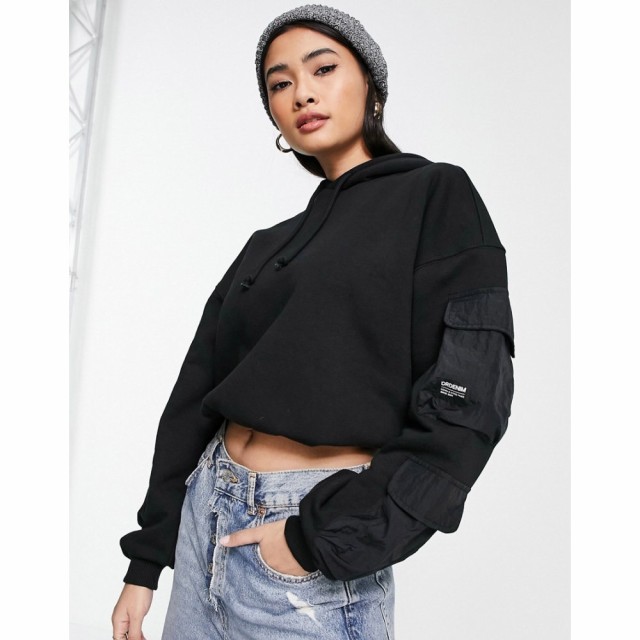 ドクターデニム Dr Denim レディース パーカー トップス Utility Hoodie In Black ブラック