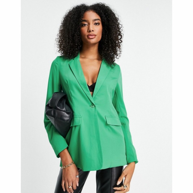 ヴェロモーダ Vero Moda レディース スーツ・ジャケット アウター Oversized Blazer Co-Ord In Bright Green ブライトグリーン