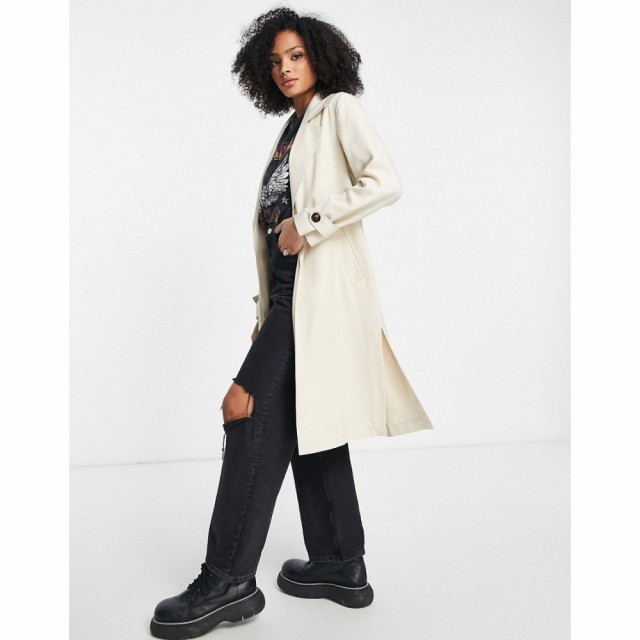 ミス セルフリッジ Miss Selfridge レディース コート アウター Fluid Duster Coat In Stone ベージュ