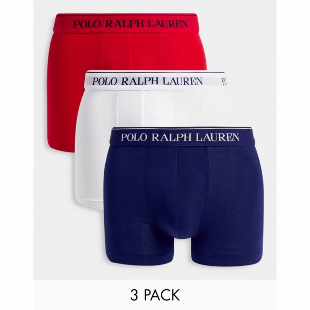 ラルフ ローレン Polo Ralph Lauren メンズ ボクサーパンツ インナー・下着 3 Pack Trunks In Multi マルチカラー