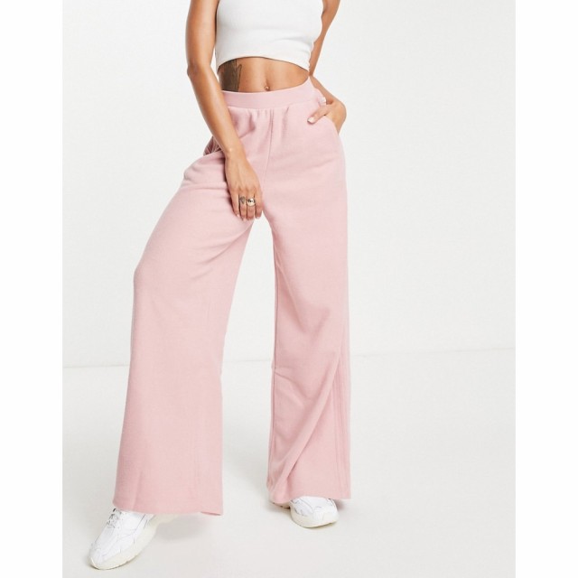 アディダス adidas Originals レディース ボトムス・パンツ Wide Leg Trousers In Dusty Pink ピンク