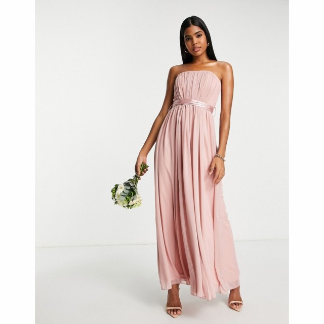 リトル ミストレス Little Mistress レディース パーティードレス マキシ丈 Bridesmaid Multiway Chiffon Shoulder Maxi Dress In Dusty