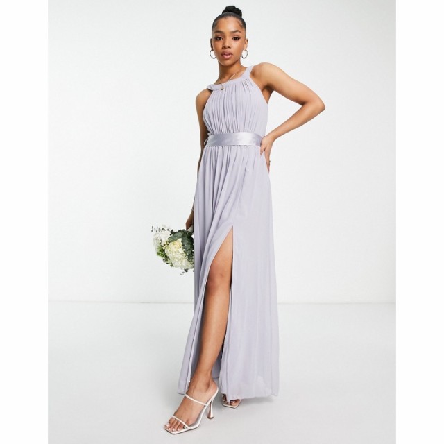 リトル ミストレス Little Mistress レディース パーティードレス マキシ丈 ワンピース・ドレス Bridesmaid Open Shoulder Maxi Dress In