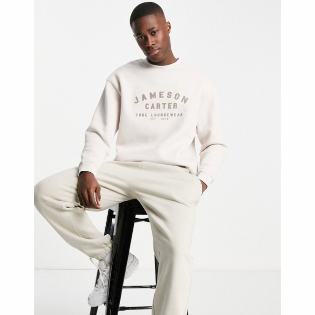 ジェムソン カーター Jameson Carter メンズ スウェット・トレーナー トップス Cody Sweatshirt In Beige ベージュ