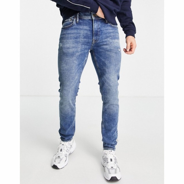 ジャック アンド ジョーンズ Jack and Jones メンズ ジーンズ・デニム スキニー Intelligence Liam Skinny Jeans In Super Stretch Midwa