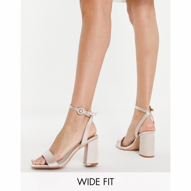 ビーマイン Be Mine Wide Fit レディース サンダル・ミュール シューズ・靴 Be Mine Bridal Wide Fit Wink Heel Sandals In Blush ピンク