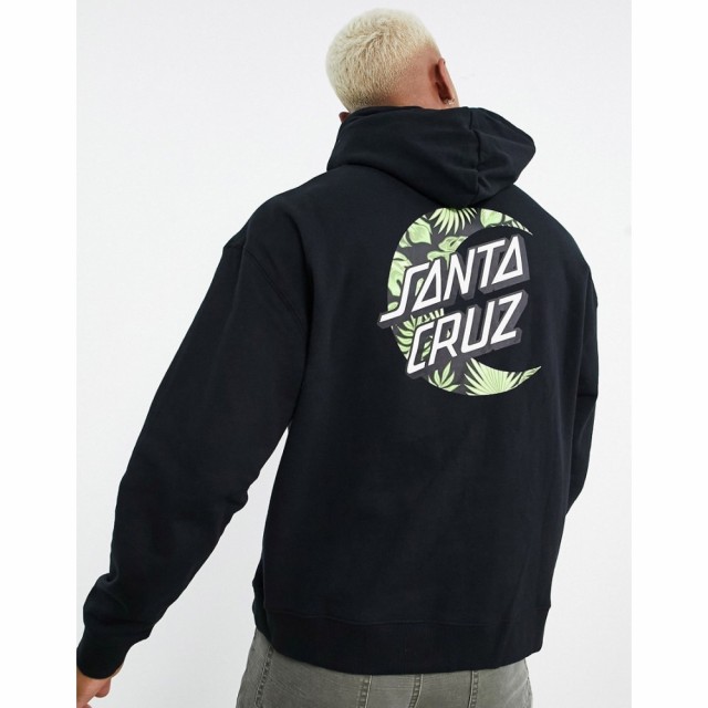 サンタクルーズ Santa Cruz メンズ パーカー トップス Organics Cabana Moon Backprint Hoodie In Black ブラック