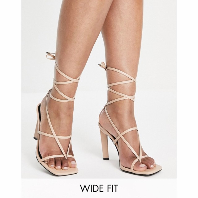 レイドワイドフィット Raid Wide Fit レディース サンダル・ミュール シューズ・靴 Venosa Strappy Heeled Sandals In Camel