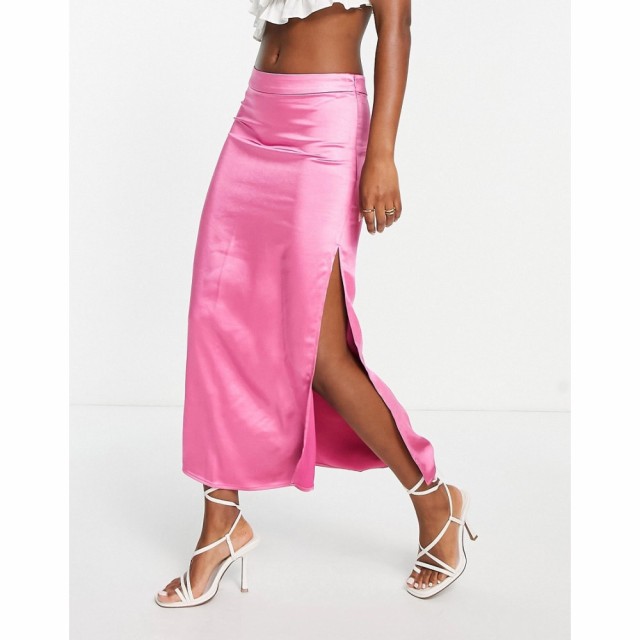 プリティーラビッシュ Pretty Lavish レディース ロング・マキシ丈スカート スリットスカート スカート Thigh Slit Midaxi Skirt Co-Ord