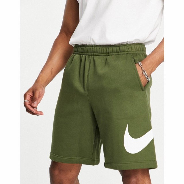 ナイキ Nike メンズ ショートパンツ ボトムス・パンツ Club Large Logo Sweat Shorts In Rough Green グリーン