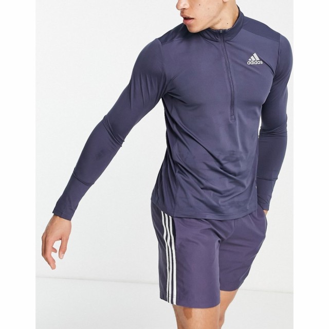 アディダス adidas performance メンズ ランニング・ウォーキング スウェット・ジャージ トップス Adidas Running Own The Run Half Zip