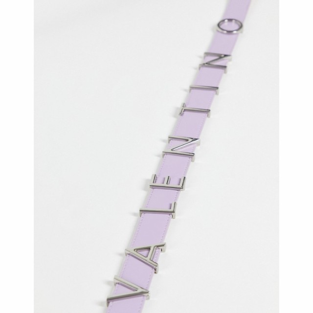 マリオ バレンチノ Valentino Bags レディース ベルト Emma Winter Lettering Belt In Lilac ライラック