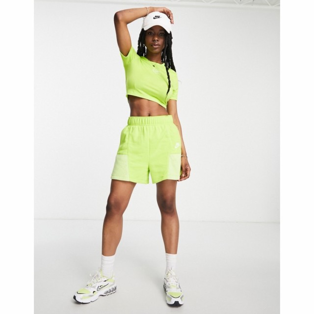 ナイキ Nike レディース ショートパンツ ボトムス・パンツ Air High Waisted Shorts In Atomic Green ライトグリーン