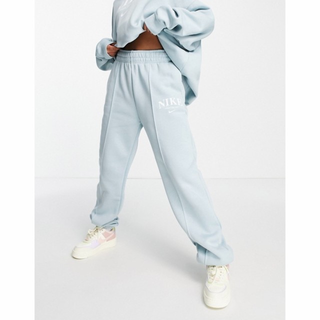 ナイキ Nike レディース ジョガーパンツ ボトムス・パンツ Essential Retro Fleece Crew Joggers In Ocean Blue ライトブルー