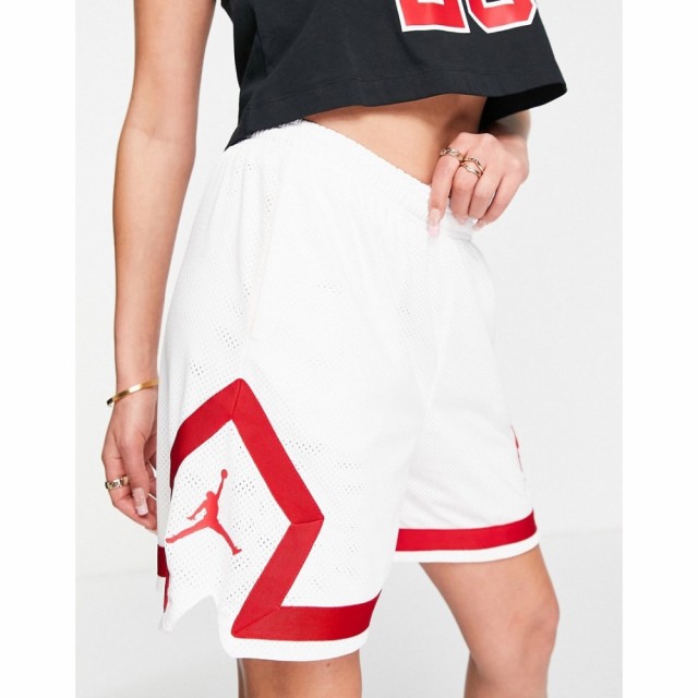 ナイキ ジョーダン Jordan レディース バスケットボール ショートパンツ ボトムス・パンツ Heritage Diamond Basketball Shorts In White