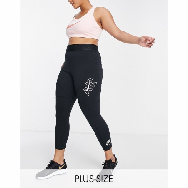 ナイキ Nike レディース スパッツ・レギンス インナー・下着 Air Plus Logo Leggings In Black ブラック