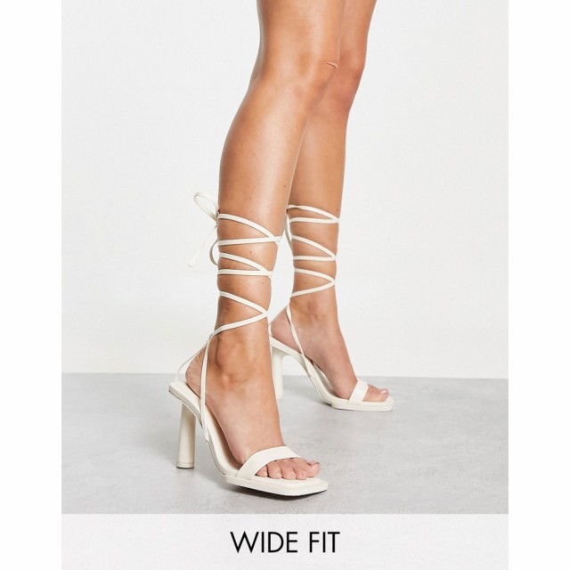 パブリックディザイア Public Desire Wide Fit レディース サンダル・ミュール スクエアトゥ シューズ・靴 Lamour Square Toe Heel Sanda