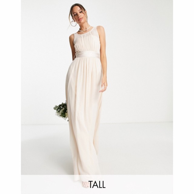 リトル ミストレス Little Mistress Tall レディース パーティードレス マキシ丈 ワンピース・ドレス Bridesmaid Chiffon Maxi Dress In