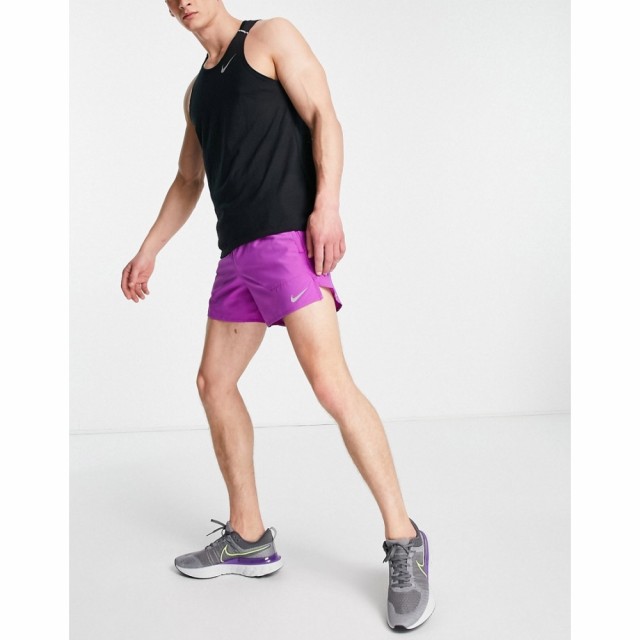 ナイキ Nike Running メンズ ショートパンツ ドライフィット ボトムス・パンツ Stride Dri-Fit 5 Inch Shorts In Purple パープル