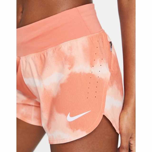 ナイキ Nike Running レディース ショートパンツ ドライフィット ボトムス・パンツ Dri-Fit Eclipse Tie Dye Shorts In Pink ピンク