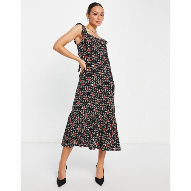 ホイッスルズ Whistles レディース ワンピース ミドル丈 ワンピース・ドレス Block Print Smock Midi Dress In Multi マルチカラー